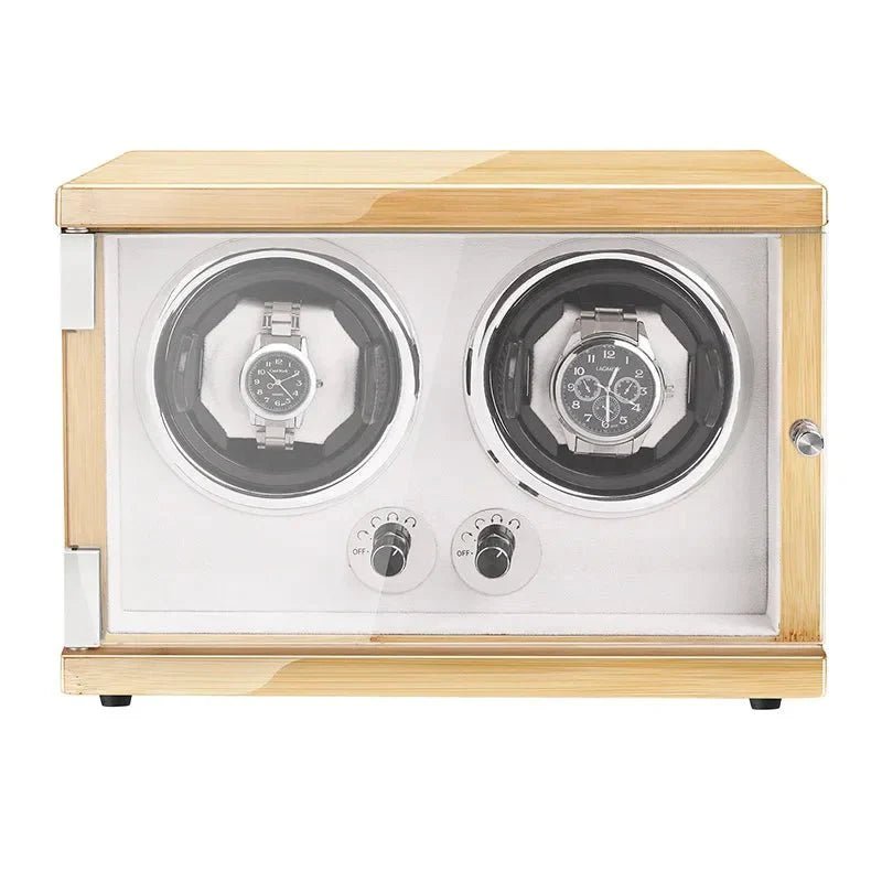 WATCHMATIC Bruno Beige Luxury Watch Winder - 6 Slots 14:200003699Beige-6;5:201452367Vertical type D - WatchMatic