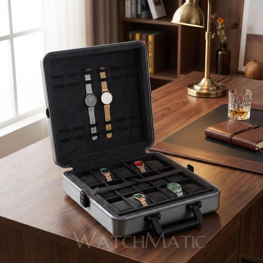 WATCHMATIC Imperial Watch Suitcase 14:193Grey - WatchMatic